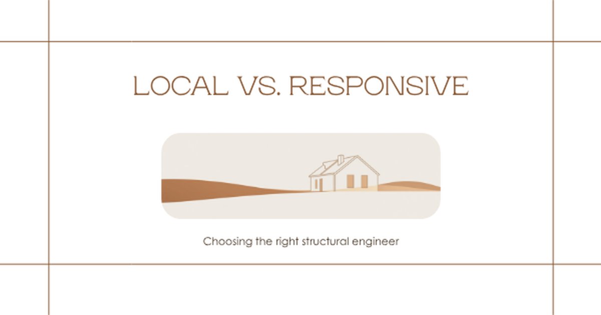 The Most Responsive Engineer > The Most Local Engineer — Oakline Structural Engineering blog featured image